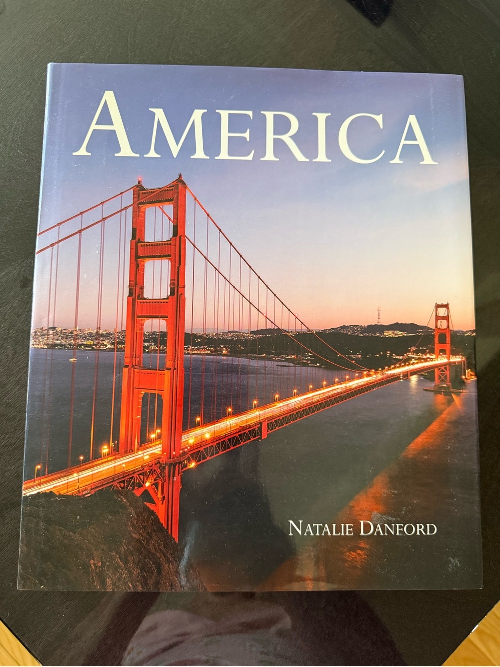 America Hardcover Book - Golden Gate Bridge Cover